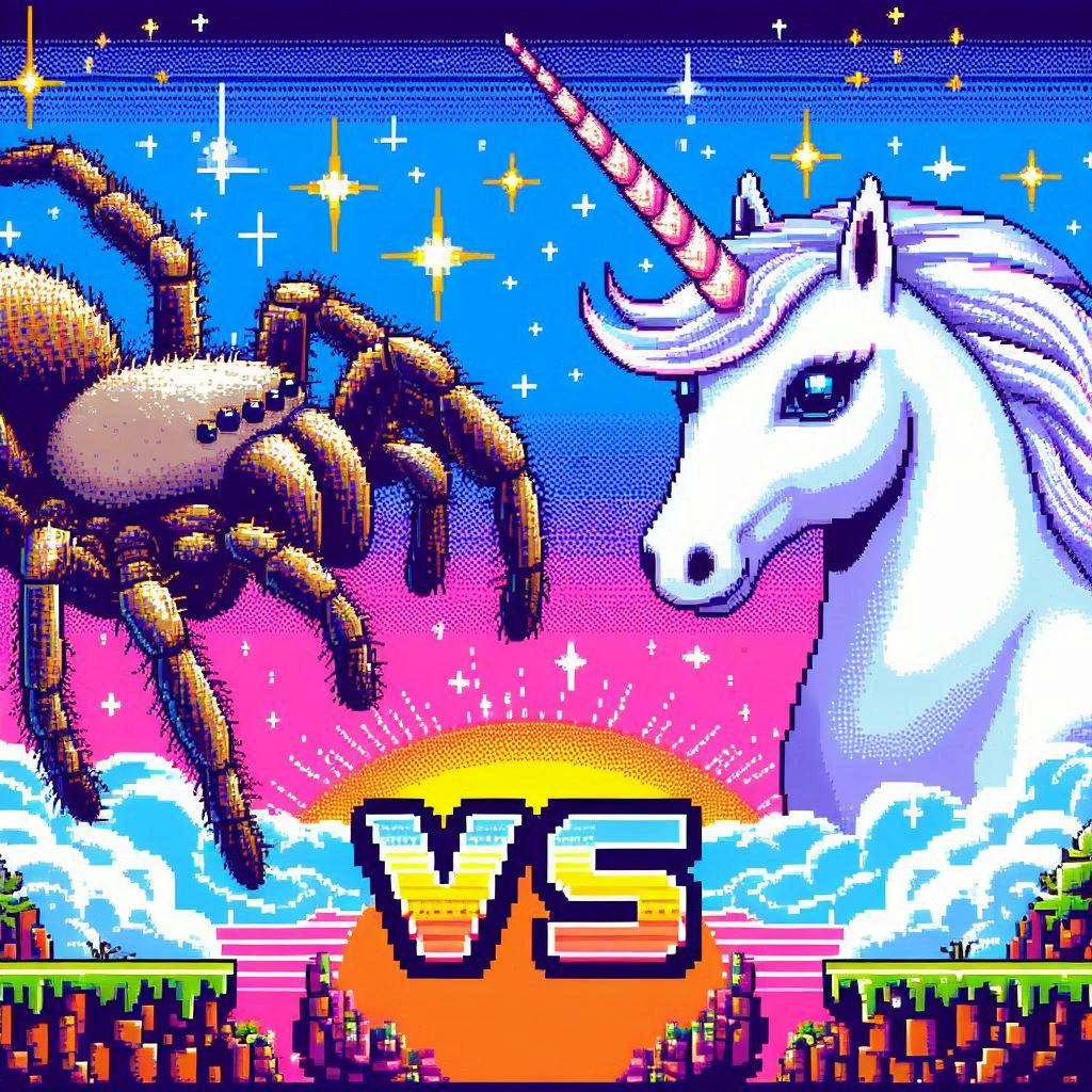 Spiders Vs Unicorns