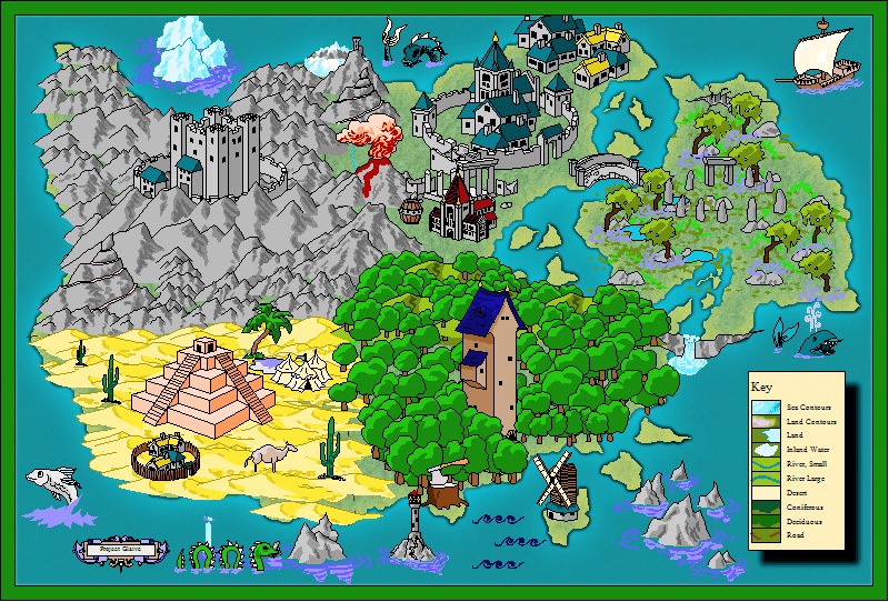 Map Overview ProjectGlaive Encounters
